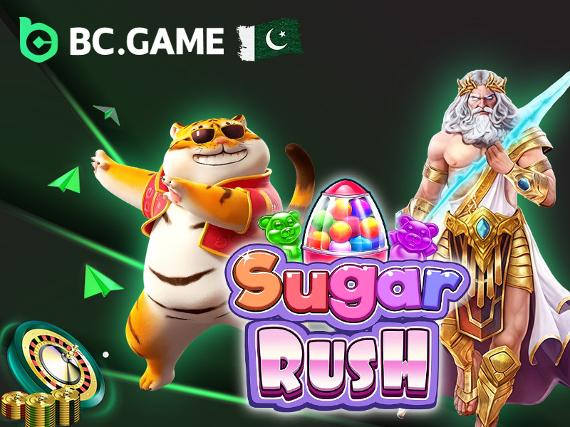 Casino games in BC Game app: Sugar Rush, Gates of Olympus, Fortune Tiger