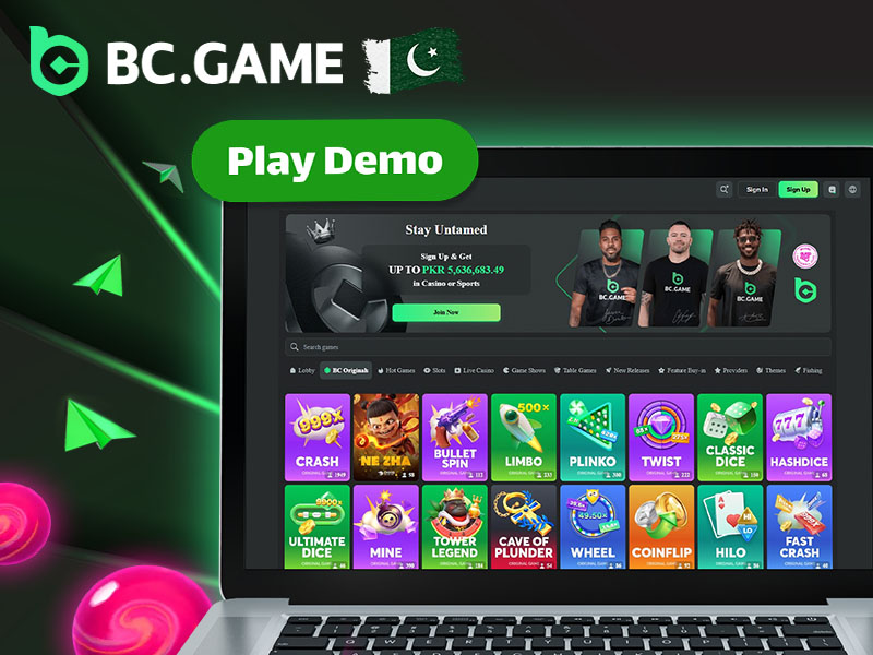 Crash games demo mode at BC Game