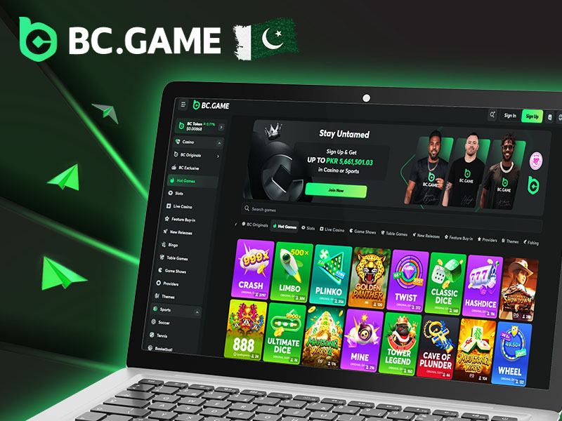 BC Game Crash Games online for players in Pakistan