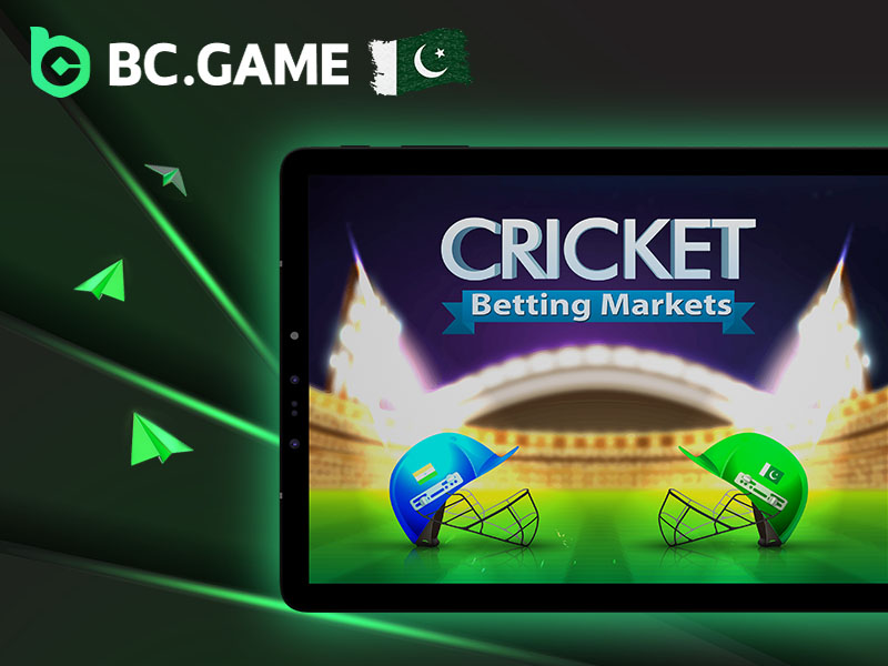 Cricket betting markets and competitions available on BC Game