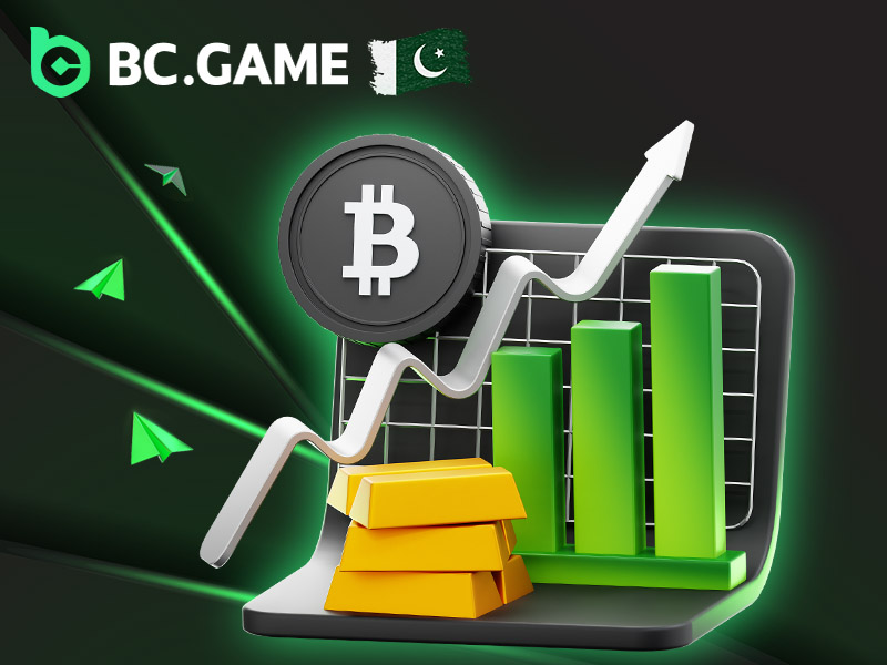 Crypto trading features on BC Game.