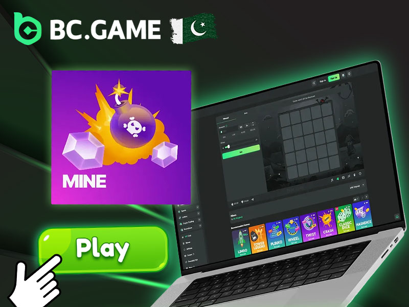 How to start playing BC Game Mines in Pakistan