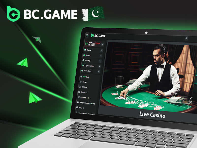 Live casino games with real dealers on BC Game