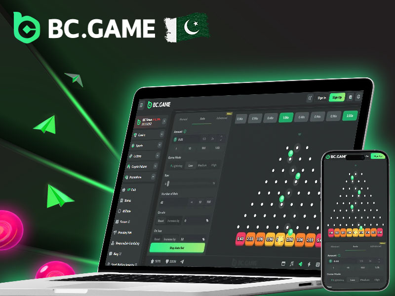 BC Game Plinko game on Desktop and Mobile App
