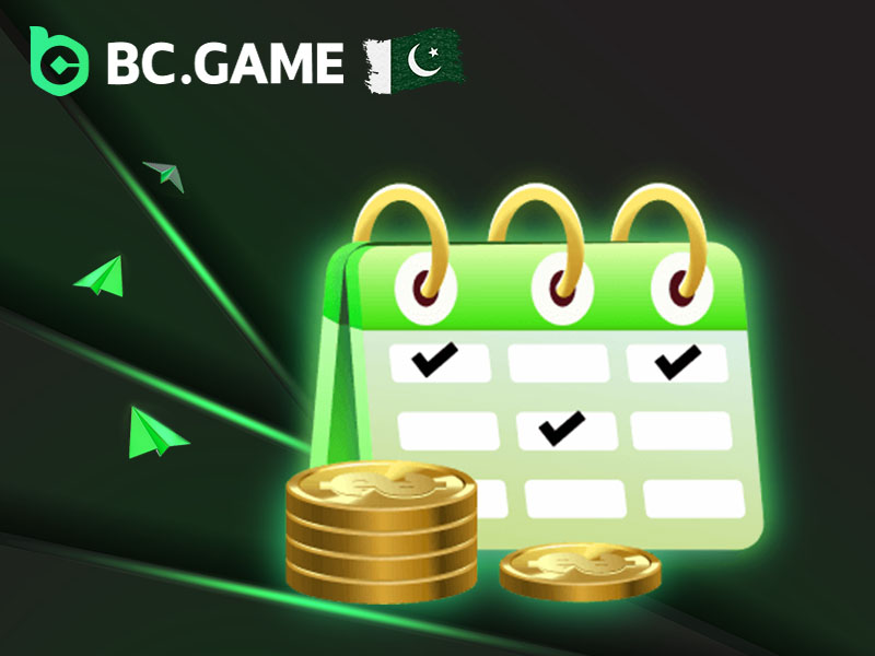 BC Game task center for daily bonuses