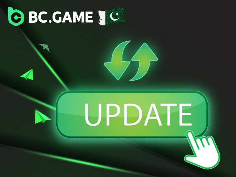 Update BC Game app button