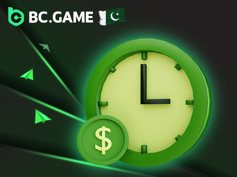 Withdrawal processing time for Pakistani players on BC Game